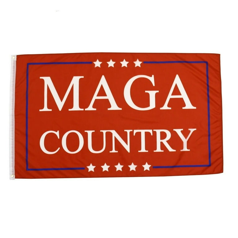 Red 3x5 MAGA Country President Donald Trump Flag 3'x5' Make America Great Banner Red 3x5 MAGA Country President Donald Trump Flag 3'x5' Make America Great Banner