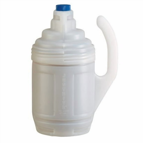 Justrite Bottle Jacket For 1-Gal Glass Chemical Bottles In Laboratory Use, Translucent Polyethylene