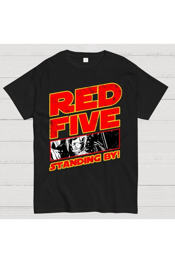 Red 5 Standing By T-Shirt Size S-4XL