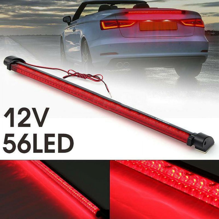 パーツ LED HIGH MOUNT STOP LAMP Type II Red 56 LED 12V High Mount Third 3RD Brake Stop Tail Light Lamp