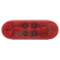 thumbnail image 1 of Red 6" Oval LED Stop/Tail/Turn Lights (1 per pack), 1 of 2