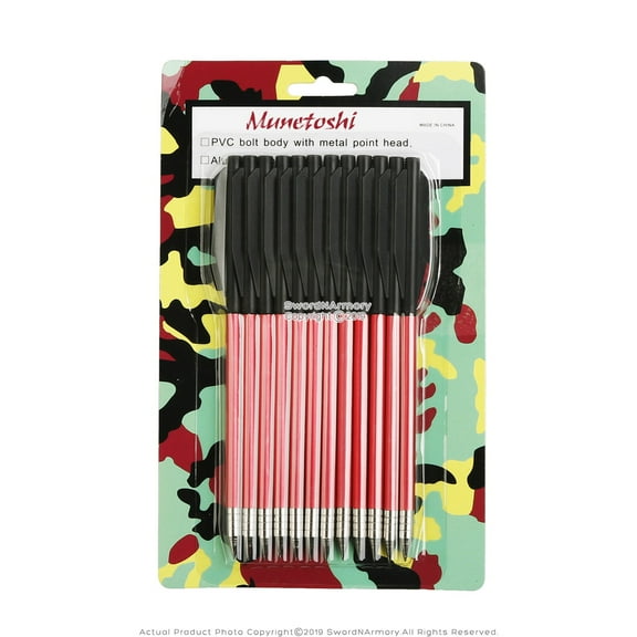 Red 60 PCS 6.5" Aluminum Crossbow Bolts Arrows 50 & 80 lbs Metal Points