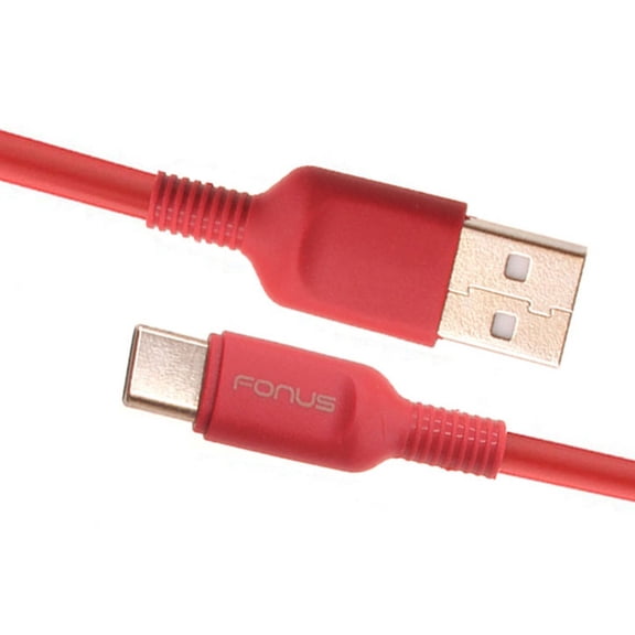 Red 6ft USB-C Cable for Samsung Galaxy S25/Ultra/Plus - Charger Cord Power Wire Type-C Fast Charge