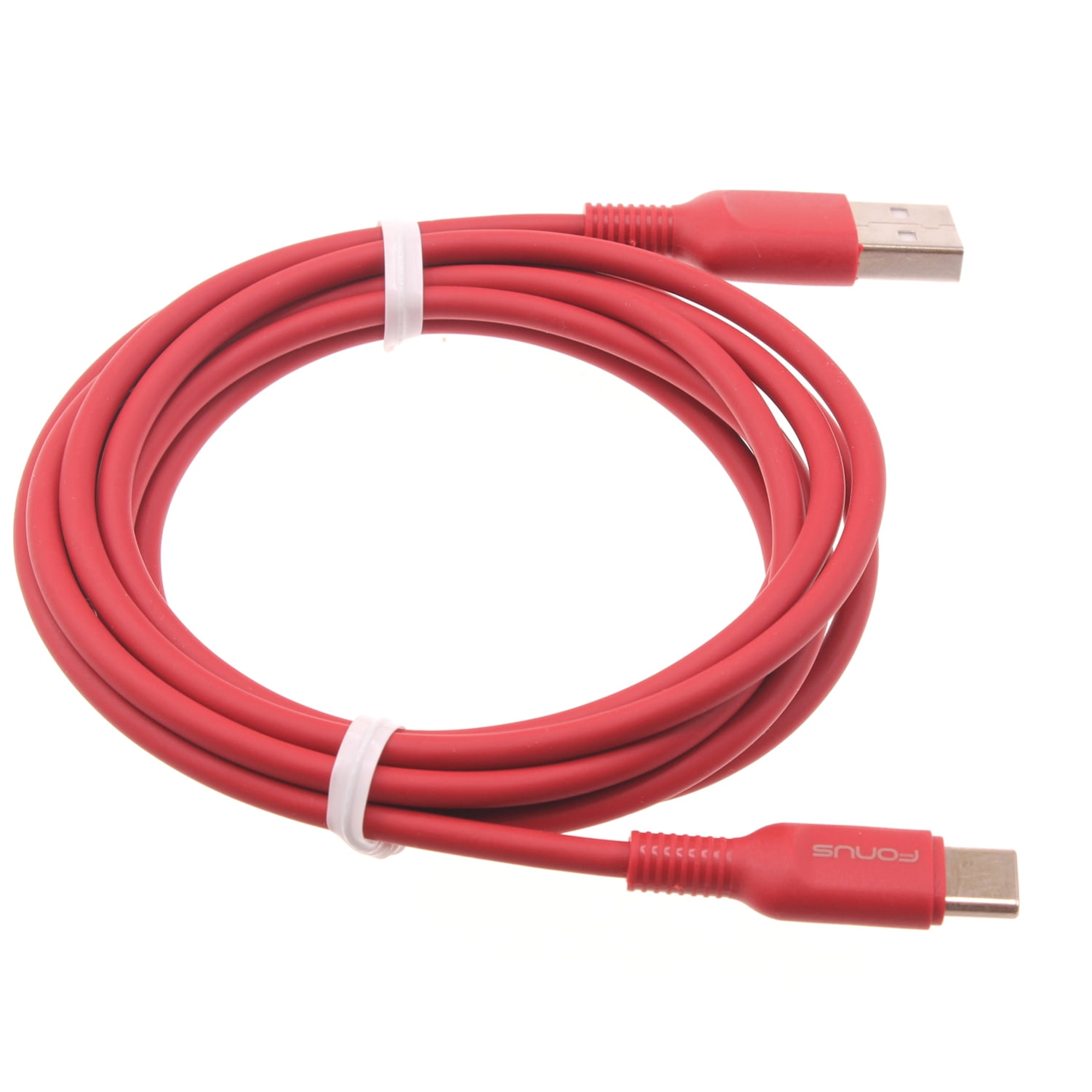 Red 6ft USB-C Cable for Samsung Galaxy Tab A 8.4 (2020)/A7 10.4 (2020 ...