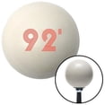 thumbnail image 1 of Red 92 Year Retro Series Ivory Shift Knob with M16 x 1.5 Insert Shifter Auto Manual, 1 of 1