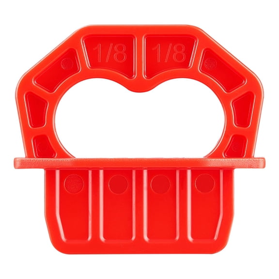 Red ABS Deck Board Spacers, 20-Pack 1/8" Gap Jigs, Easy-Pull Rings for Composite, PVC, Wood Planks, Terrace&Garden Installation