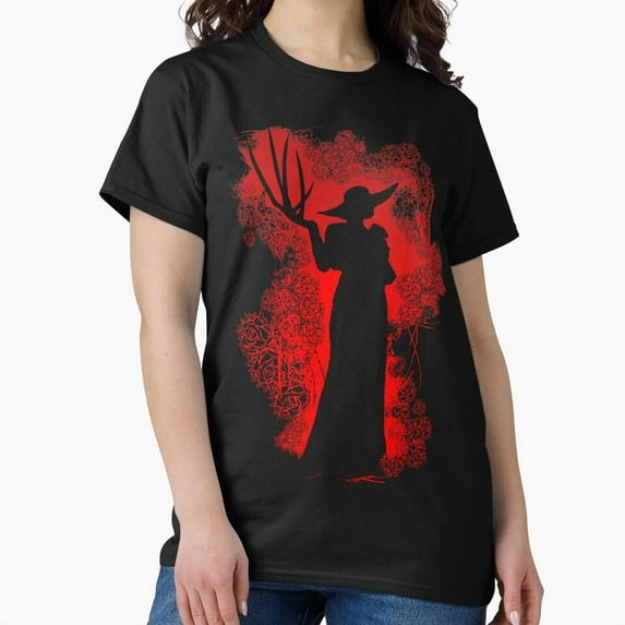 Red Abstract Lady Abstract Art Modern Graphic H24109 Unisex T-Shirt, Up to 5XL Available