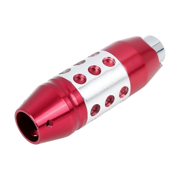 Red Aluminum Alloy Universal Car Gear Stick Shift Knob with Button