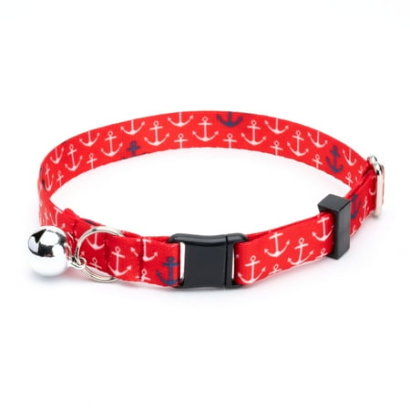 Country Brook Petz® Red Anchors Away Cat Collar Limited Edition