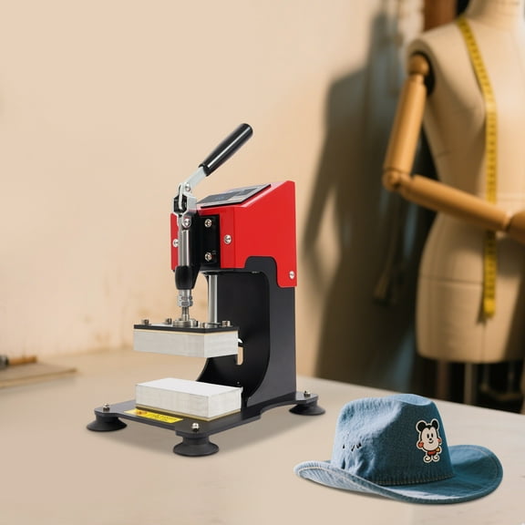 Red And Black Aluminum Alloy 34*25*39cm Hot Stamping Machine 900w Intelligent Constant Temperature Hot Stamping Machine