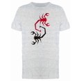 thumbnail image 1 of Red And Black Twin Scorpions Tee Men's -Image by Shutterstock, 1 of 1