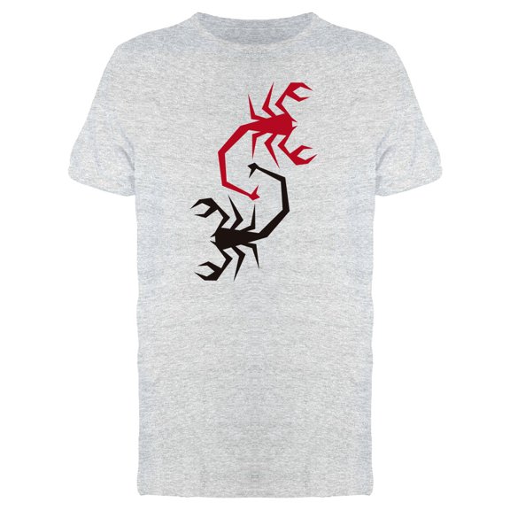 Red And Black Twin Scorpions Tee Men's -Image by Shutterstock