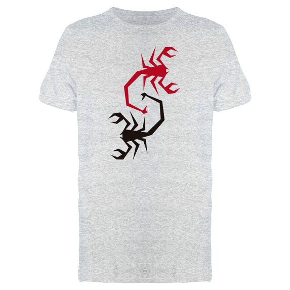 Red And Black Twin Scorpions Tee Men's -Image by Shutterstock