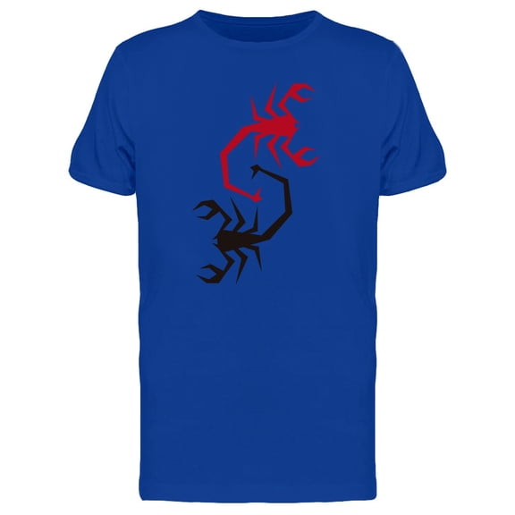 Red And Black Twin Scorpions Tee Men's -Image by Shutterstock