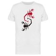 thumbnail image 1 of Red And Black Twin Scorpions Tee Men's -Image by Shutterstock, 1 of 2