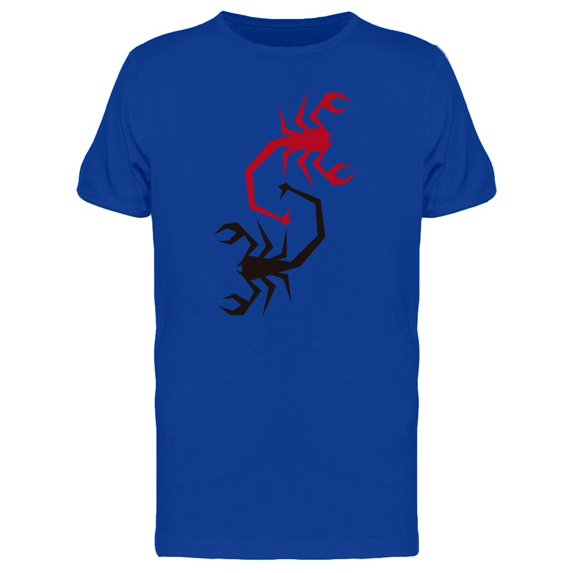 Red And Black Twin Scorpions Tee Men's -Image by Shutterstock