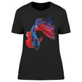 thumbnail image 1 of Red And Blue Metallic Betta Fish T-Shirt Women -Image by Shutterstock, Female Medium, 1 of 2
