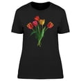 thumbnail image 1 of Red And Yellow Tulips T-Shirt Women -Image by Shutterstock, Female XX-Large, 1 of 2