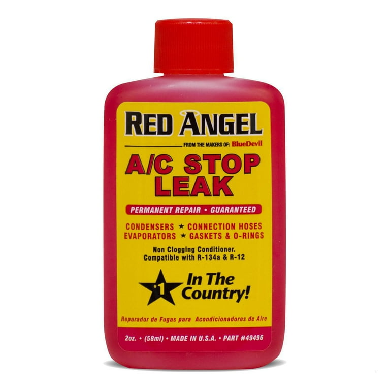 Blue Devil Head Gasket Repair 49496, Red Angel A/C Stop Leak 2 Oz
