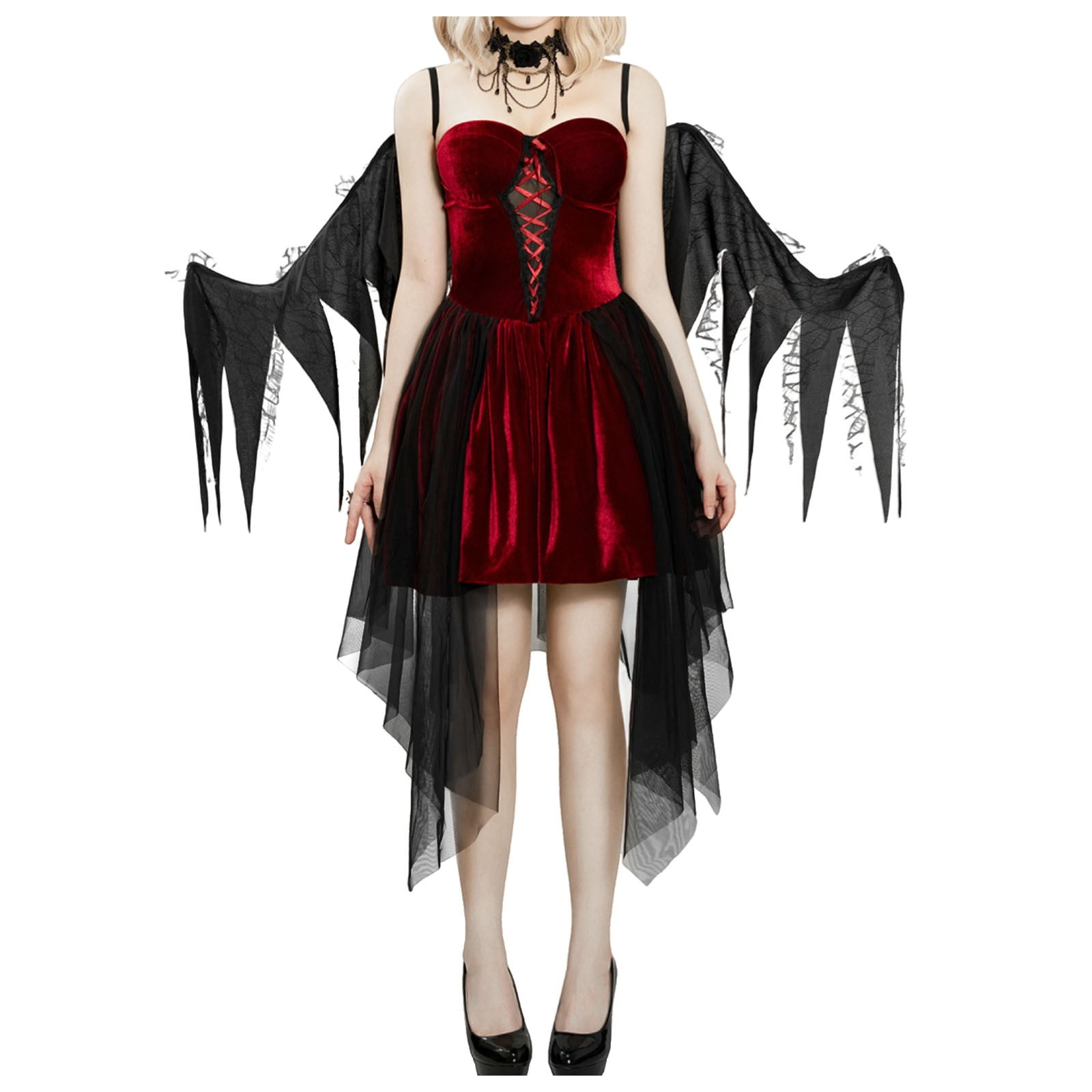 Red Angel Stage Show Dress Cheap Pencil Pouch