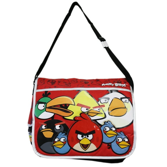 Red Angry Birds Messenger Bag - School Bag