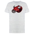 thumbnail image 1 of Red Angry Bull Head Mascot Tee Men's -Image by Shutterstock, 1 of 1