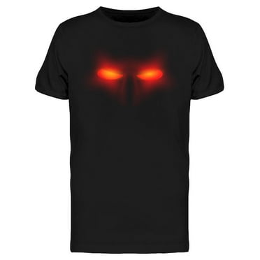 Red Angry Eyes Design T-Shirt Men -Image by Shutterstock, Male Small