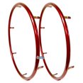 thumbnail image 1 of Red Anodize Pushrims for Wheelchairs (Fits on 24" (540m) Wheels), 1 of 2