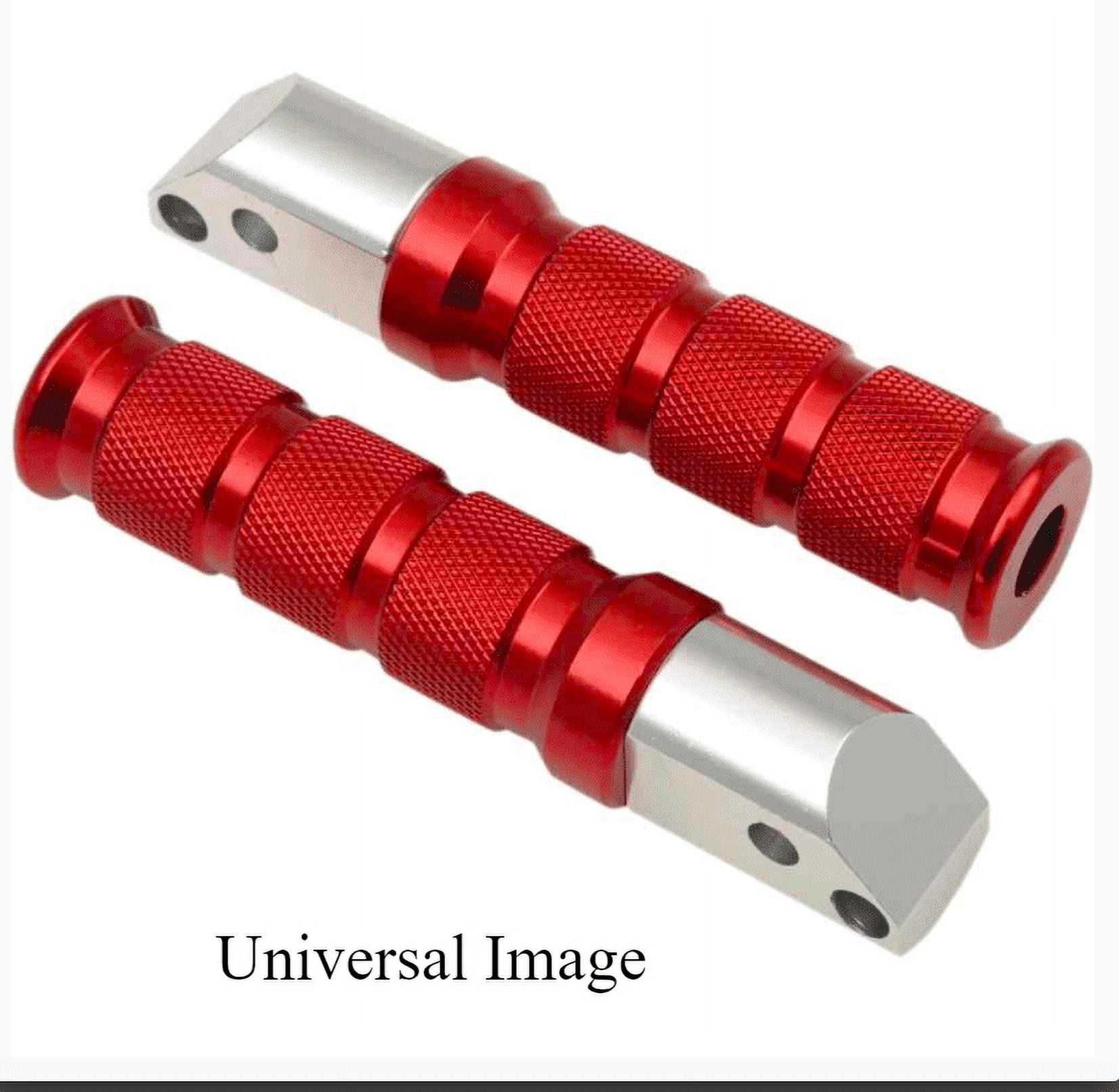 Red Anodized Rear Foot Pegs for Suzuki GSXR1100 1991-1998