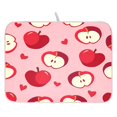 thumbnail image 1 of Red Apple Background Pattern Drying Dish Mat Quick Drying Absorbent Soft Durable for Kitchen 16" x 18", 1 of 10