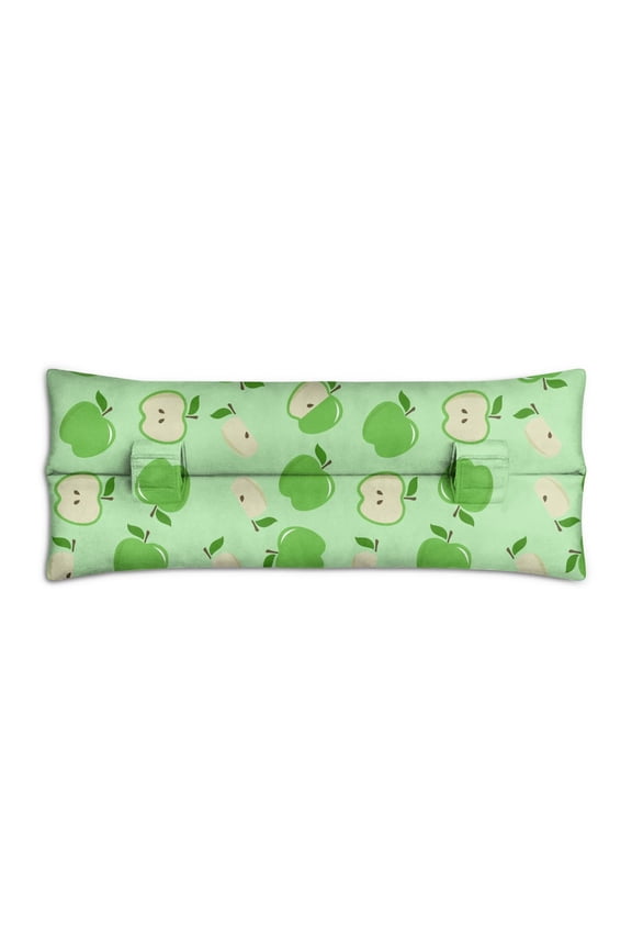 Red Apple Cartoon Pattern Seat Belt Cushion for Surgery Recovery - Soft Pressure Relief Pillow for Mastectomy, Breast & Heart Procedures - Double Strap Design & Machine Washable - Aesthetic Gift