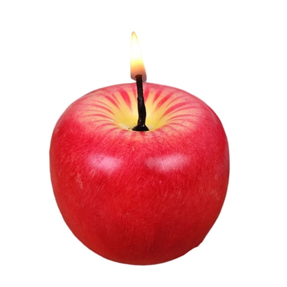 Red Apple Shaped Fragrant Candle Creative Romantic Wedding Birthday Xmas Party Home Decorations Artificial Apple Wax Candle