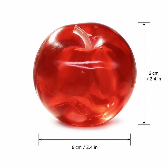 Red Apple Squishies, Soft Fruit Squeeze Ball, Slow Rising Sensory Fidget Toy for Adults Anxiety Relaxation