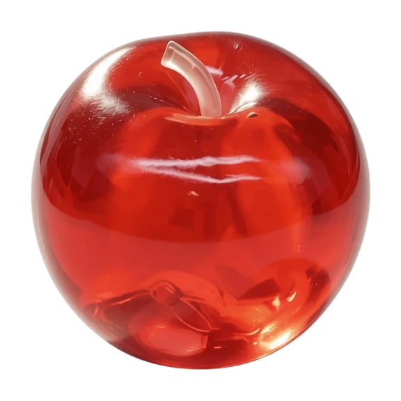 Red Apple Squishy Stress Ball - Maltose Filled Mold Sensory Fidget, Realistic Slow Rising Fruit Fidget for Stress Relief & Anxiety Relaxation, Cute Fruit Squishys for Desk Decor Party Favors Gifts