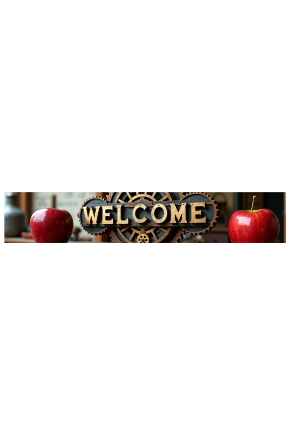 Red Apple Themed Welcome Banner Backdrop Background Party Decorations for Orchard Openings Harvest Celebrations Community Gatherings Family Reunions and Festival Events