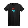 thumbnail image 1 of Red Apple With Dripping Paint Tee Men's -Image by Shutterstock, 1 of 4