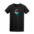 thumbnail image 1 of Red Apple With Dripping Paint Tee Men's -Image by Shutterstock, 1 of 4