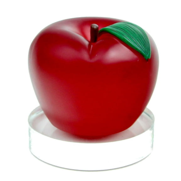 Red Apple with Peace Symbol