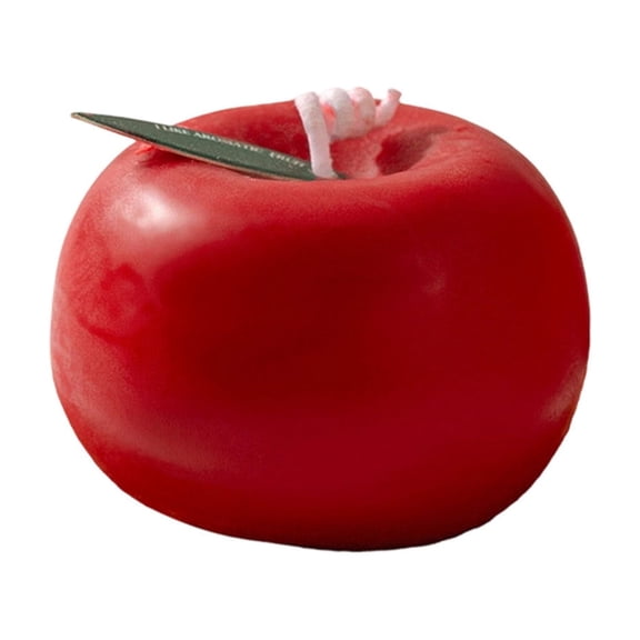 Red Apples Shaped Scented Soy Wax Candles Farmhouse Fall Decor Cinnamon Apple Candle For Thanksgiving Centerpiece Home Kitchen Table Red