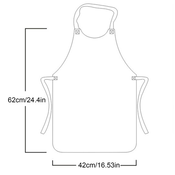 Red Apron for Crayfish Family meal preparation work,Work apron,Reusable durable kitchen dust protective apron set