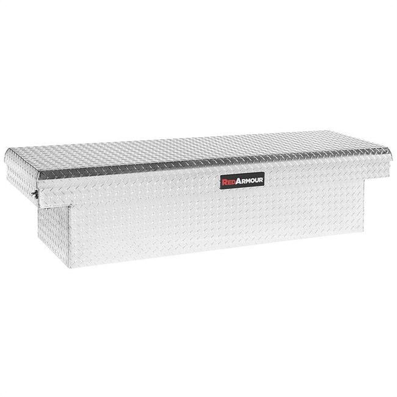 Red Armour Brite Aluminum Saddle Box Full Size Standard Tool Box