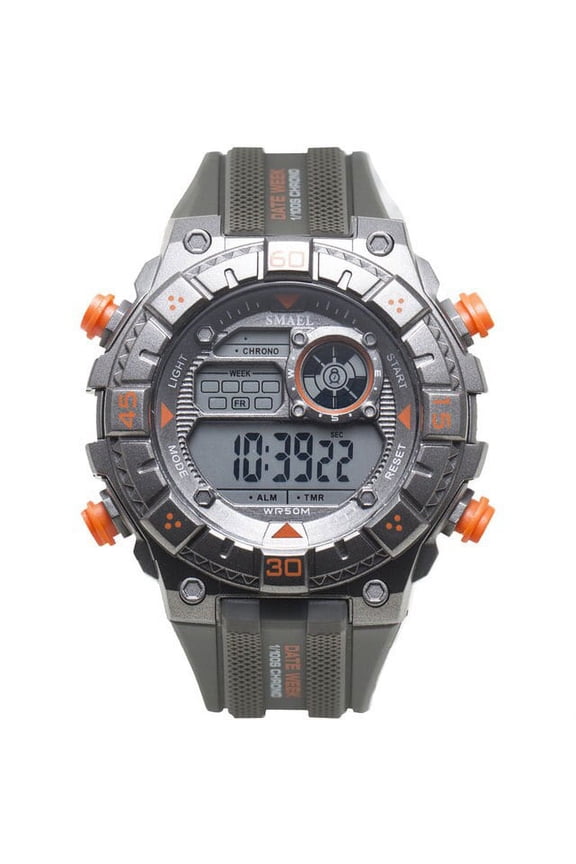 Red Army Watches Big Dial Smael Men Watch Digital Relogio Masculino Sport Watch Waterproof 1439 Digital Watch Top Brand Luxury - Digital Wristwatches