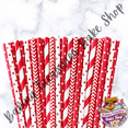 thumbnail image 1 of Red Assorted Paper Straws*, 1 of 1