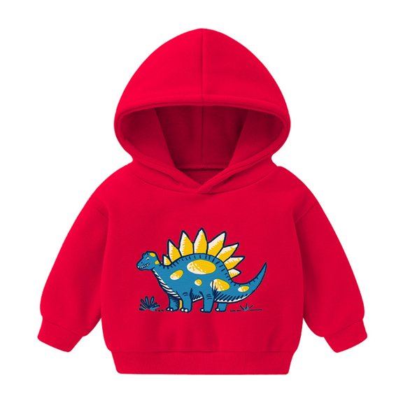 Red Baby Children Boy Girl Hooded Graphic Hood Outfit Sweatshirt for Kid Happy Holiday Gift Thanksgiving Casual Fall Winter Outfit 2025 Clothes Country Concert 6 Years