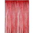 thumbnail image 1 of Red Backdrop Birthday Decorations Foil Curtain Backdrop Gold Streamers Dance Party Decorations Photo Booth Props for Bachelorette Decorations Christmas Halloween New Years Eve Party Supplies, 1 of 4