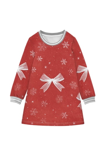 white christmas red dresses Red Christmas Santa Faux Fur Collar Swing Dress