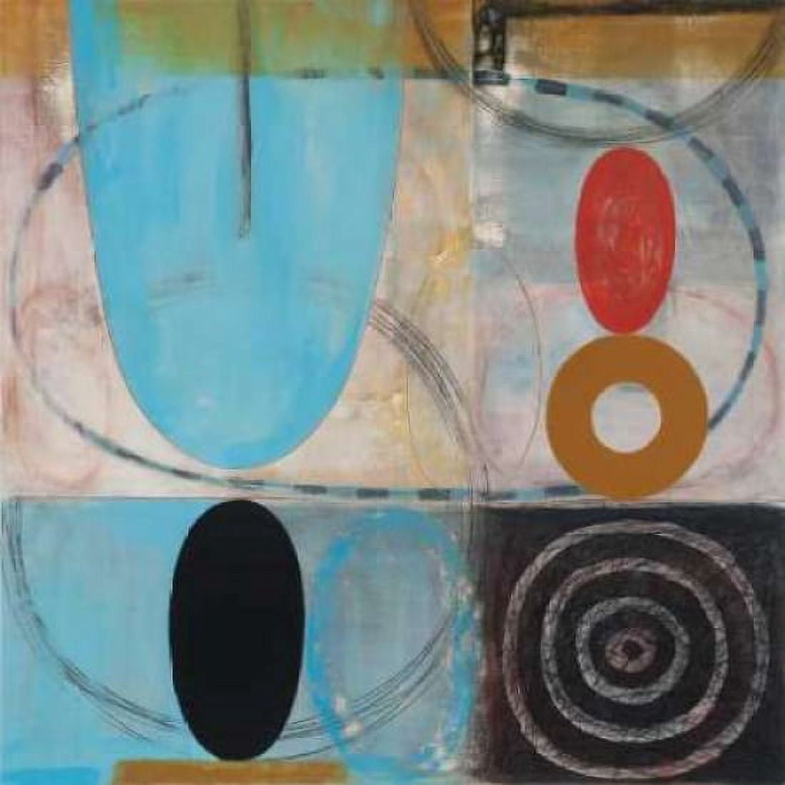 Red Balance Canvas Art - Randy Titchenal (24 x 24)