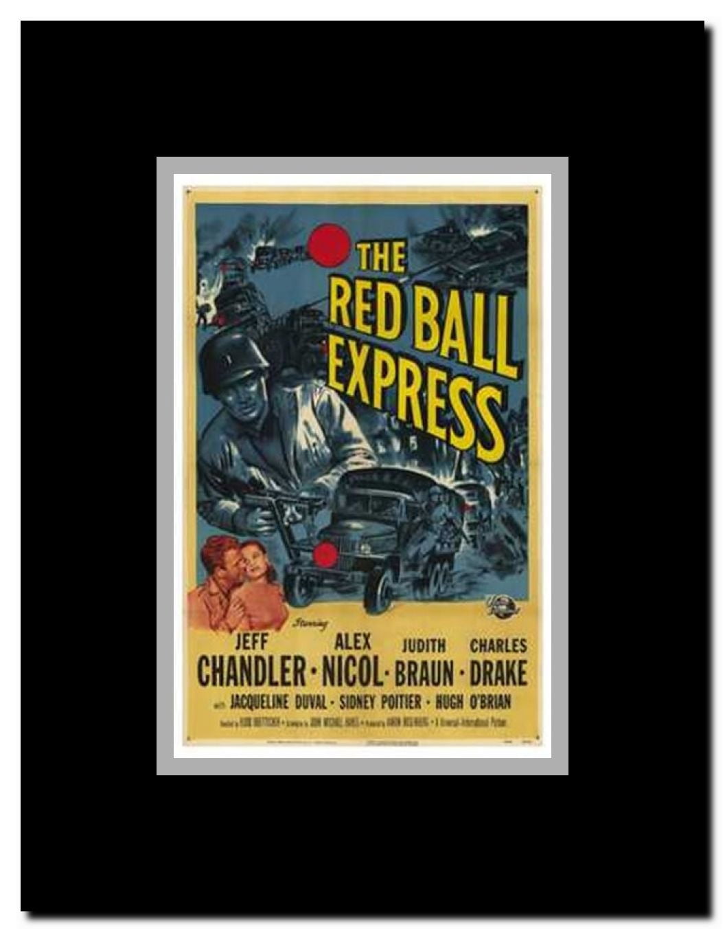 Red Ball Express Framed Movie Poster