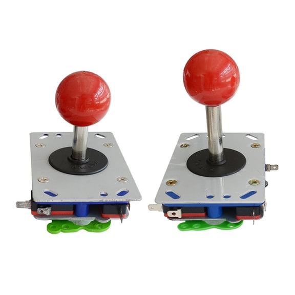 Red Ball Top Arcade Joystick 2 4 8 Way strong Construction for Controllers