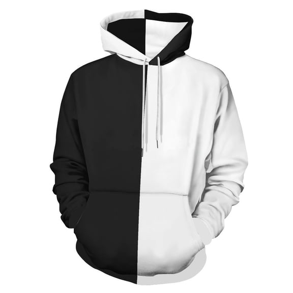 Red Bandana Pattern Men's Women Vintage 3D Hooded Sweatshirt - All-Season Loose Fit Streetwear